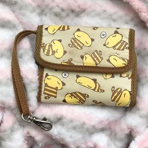 Trifold Nemukko Nyago Cat Wallet Wristlet